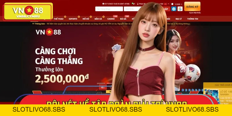 VN88 | Link Chính Thức VN88 - Đăng Ký Tài Khoản +188K Ngay - slotlivo68.sbs